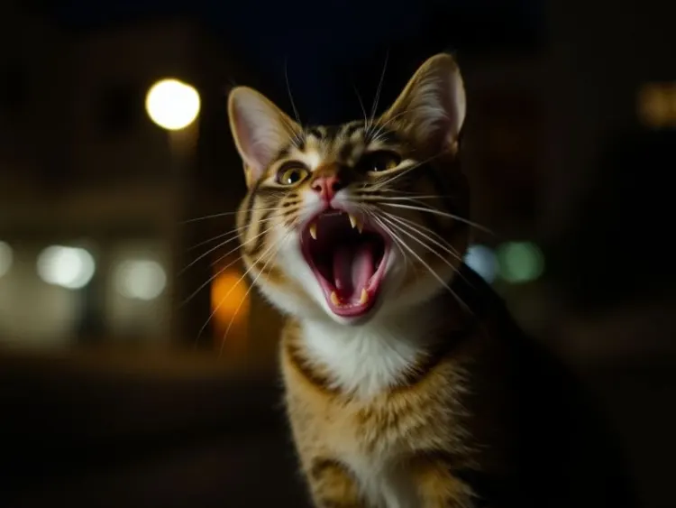 Mon chat miaule la nuit : comprendre et agir