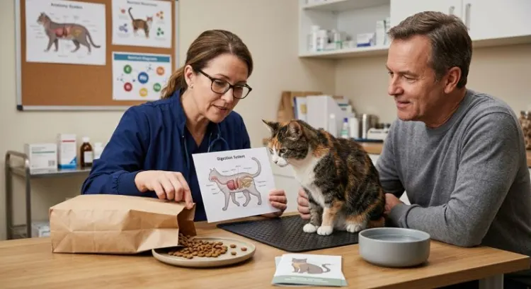 Meilleures croquettes pour chat senior : protéines, phosphore et reins