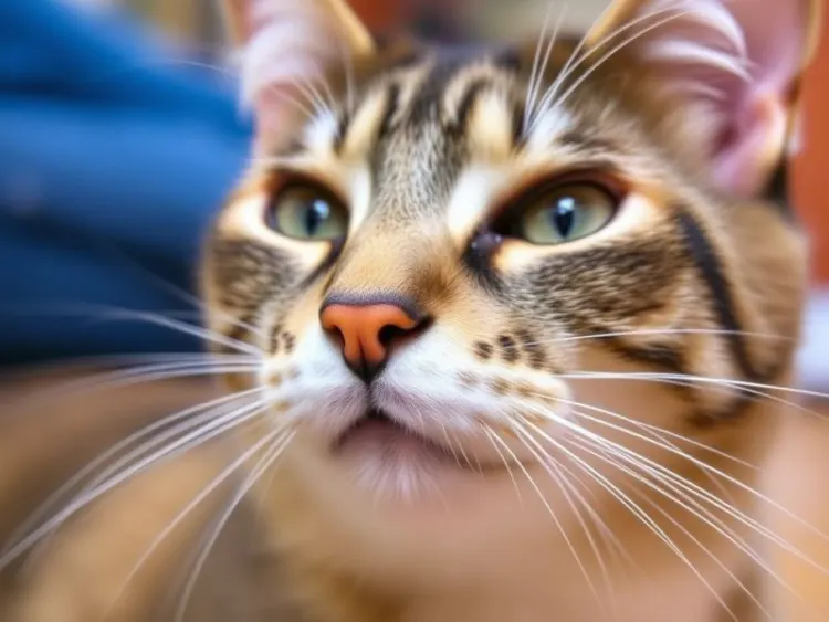 Pourquoi votre chat peut avoir le nez qui coule quand il ronronne ?