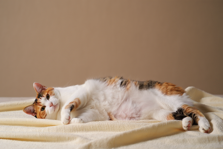 Comportement de la chatte enceinte